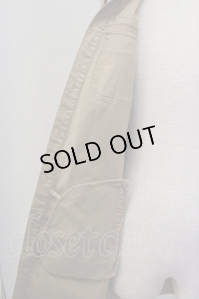 画像9: Black by VANQUISH シャツ.サイドジップロングアーミー /ベージュ/M O-21-12-21-5002-Bl-sh-YM-ZT009 (9)