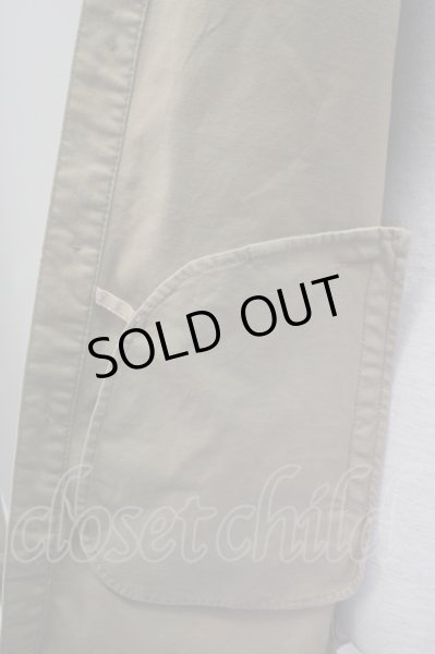 画像10: Black by VANQUISH シャツ.サイドジップロングアーミー /ベージュ/M O-21-12-21-5002-Bl-sh-YM-ZT009 (10)