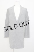 【SALE】FUGA コート.AttackingThird レザー切り替え /グレーｘブラック/44 O-21-12-21-5006-FU-ou-YM-ZT-ML001