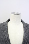 画像3: 【SALE】FUGA コート.AttackingThird レザー切り替え /グレーｘブラック/44 O-21-12-21-5006-FU-ou-YM-ZT-ML001