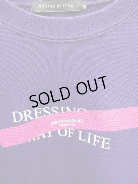 画像3: GOSTAR DE FUGA トレーナー.シンプル /パープル/46 S-21-12-23-1004-GO-to-KN-ZT306 (3)