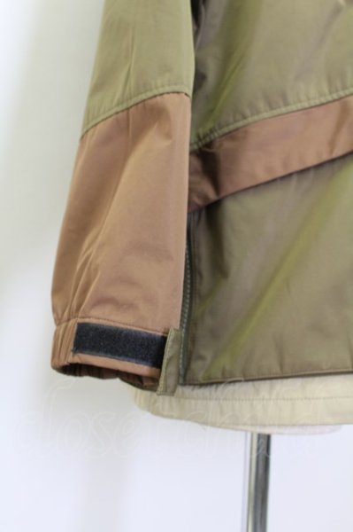 画像3: NO ID. ジャケット.マルチポケットナイロンフーデッドBLZ /カーキ/1 S-21-12-24-003-NO-ja-KN-ZT021 (3)