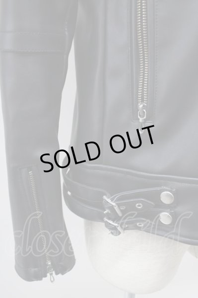 画像3: FUGA ジャケット.TOURBILLON PUライダース /ブラック/46 O-21-12-24-5003-FU-ja-YM-ZT-M122 (3)