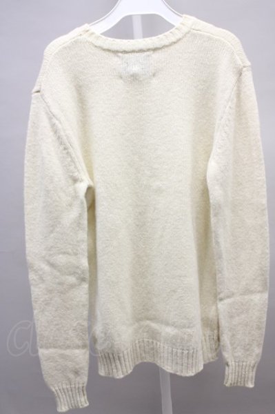 画像2: HARE ニット.シェットランドウールプルオーバー /ホワイト/S O-21-12-24-5004-HA-to-YM-ZT078 (2)