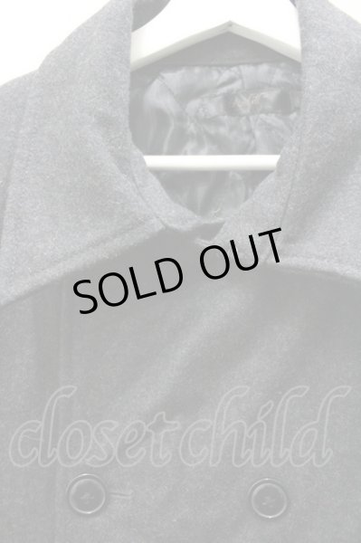 画像2: Roshell コート.メルトンP /ブラック/L O-21-12-26-062-Ro-ou-ET-ZT-M119 (2)