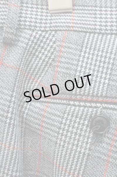 画像2: Black by VANQUISH パンツ.グレンチェックタイトスラックス /グレー/S O-21-12-27-051-Bl-pa-YM-ZT216 (2)