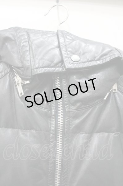 画像2: Moonage Devilment(清春) ベスト.レザーダウン /ブラック/ O-21-12-29-020-Mo-to-YM-ZT-M114 (2)