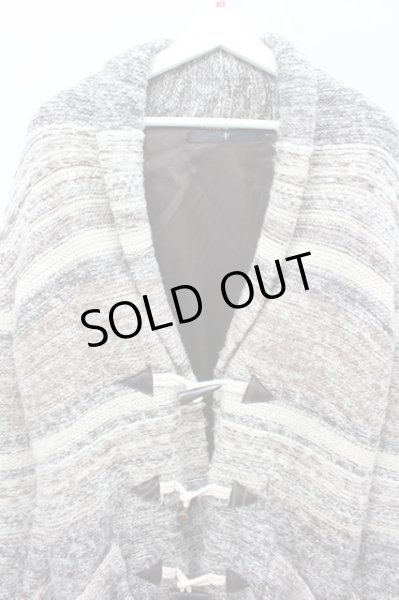 画像2: NO ID. コート.3GAWグラデーションニットショール /アイボリー/1 O-22-01-05-035-NO-ou-YM-ZT-ML002 (2)