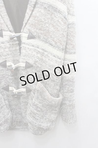 画像3: NO ID. コート.3GAWグラデーションニットショール /アイボリー/1 O-22-01-05-035-NO-ou-YM-ZT-ML002 (3)