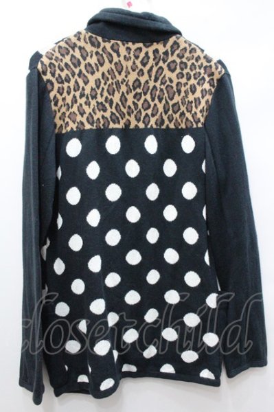 画像6: ARMED ジャケット.GUILD PRIMEコラボドットレオパード /ブラック/1 O-22-01-05-014-AR-ja-YM-ZT092 (6)