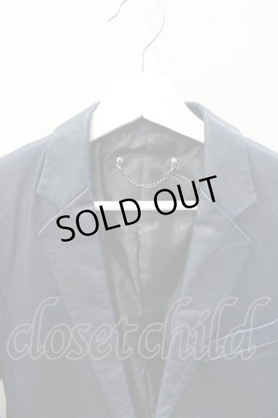 画像2: Regius Evolution ジャケット.ゴートレザーテーラード【現在買取対象外】 /ネイビー/1 O-22-01-10-024-Re-ja-YM-ZT-M104 (2)