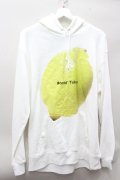 【SALE】#ootd パーカー.レモンプリント /ホワイト/ O-22-01-13-078-ET-to-YM-ZT284