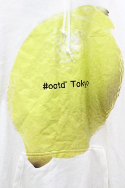 画像2: #ootd パーカー.レモンプリント /ホワイト/ O-22-01-13-078-ET-to-YM-ZT284 (2)
