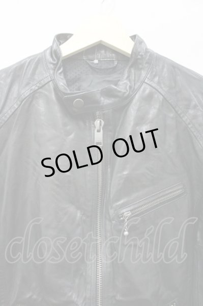 画像2: JACKROSE ジャケット.ゴートレザーシングルライダース /ブラック/4 O-22-01-18-018-JA-ja-YM-ZT-ML001 (2)