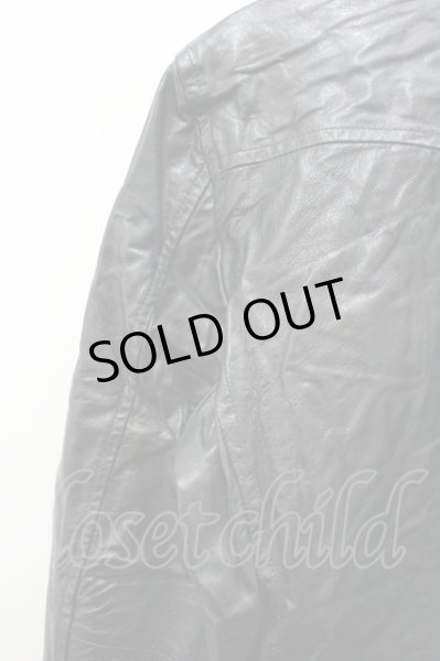 画像6: JACKROSE ジャケット.ゴートレザーシングルライダース /ブラック/4 O-22-01-18-018-JA-ja-YM-ZT-ML001 (6)