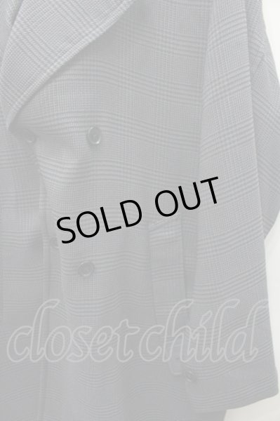 画像3: RAGEBLUE コート.Sorona チェックワイド 【現在買取対象外】/グレー/M O-22-01-18-012-RA-ou-YM-ZT-M115 (3)