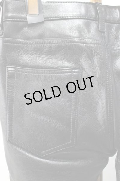 画像3: Moonage Devilment(清春) パンツ.PT-カウレザースリムストレート /ブラック/01 S-22-01-19-1008-Mo-pa-KN-ZT392 (3)