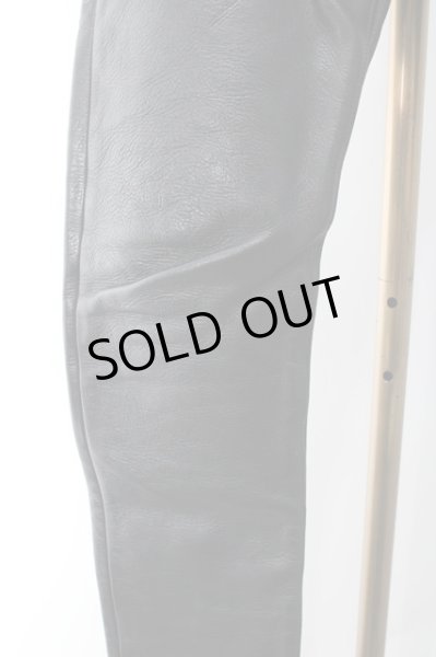 画像5: Moonage Devilment(清春) パンツ.PT-カウレザースリムストレート /ブラック/01 S-22-01-19-1008-Mo-pa-KN-ZT392 (5)