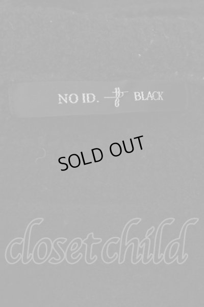 画像4: NO ID. BLACK ニット.切替ドルマンスリーブプルオーバー /ブラック/1 T-22-01-20-007-NO-to-KN-ZT317