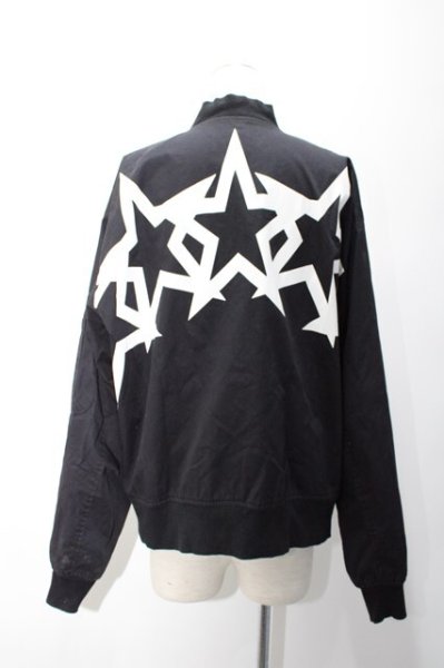 画像2: Lanigiro ジャケット.STAR MA-1 /ブラック/F S-22-01-24-1021-La-ja-KN-ZT303 (2)