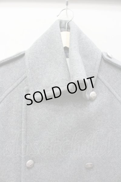 画像2: CHARM CULT コート.ダブルボタンメルトン /グレー/1 O-22-01-25-127-CH-ou-YM-ZT-M100 (2)