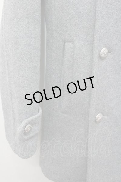 画像3: CHARM CULT コート.ダブルボタンメルトン /グレー/1 O-22-01-25-127-CH-ou-YM-ZT-M100 (3)