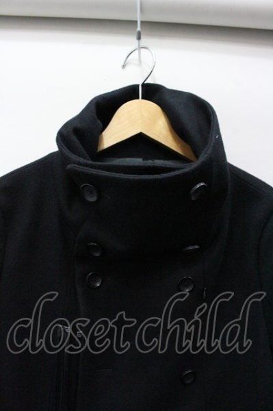 画像2: gene par YUKIO MISHIBA コート.ウールスタンドネック /ブラック/48 O-22-01-25-132-ou-YM-ZT-M127 (2)