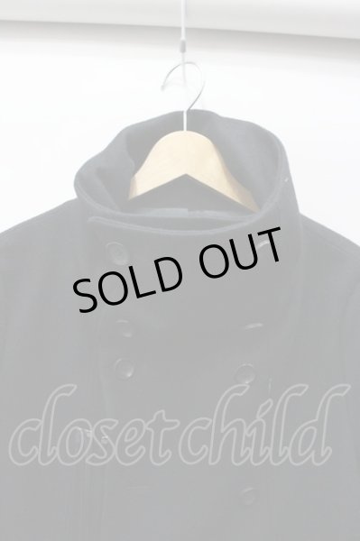 画像2: gene par YUKIO MISHIBA コート.ウールスタンドネック /ブラック/48 O-22-01-25-132-ou-YM-ZT-M127 (2)