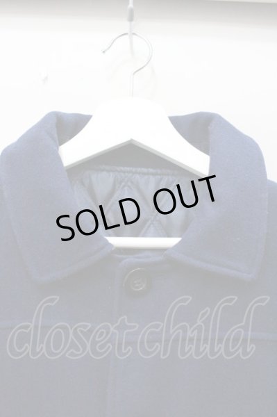 画像2: NO ID. コート.ウールメルトン /ネイビー/1 O-22-01-25-183-NO-ou-YM-ZT-M124 (2)