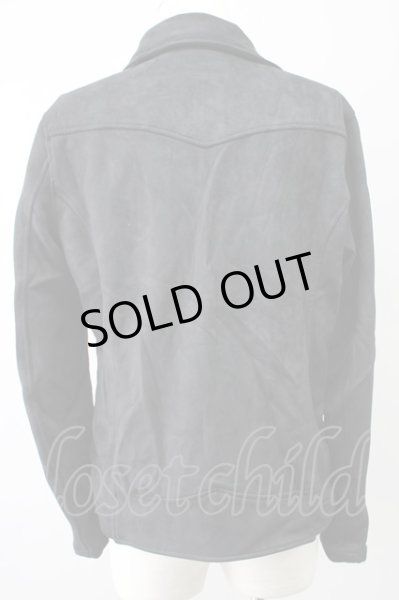 画像2: NO ID. ジャケット.フェイクスエードWライダース /ブラック/2 T-22-01-26-009-NO-ja-KN-ZT025 (2)