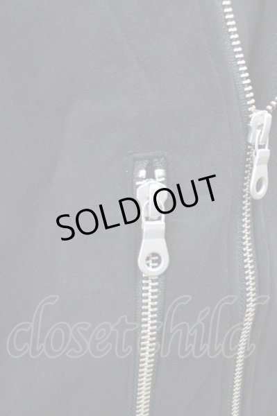 画像6: NO ID. ジャケット.フェイクスエードWライダース /ブラック/2 T-22-01-26-009-NO-ja-KN-ZT025 (6)