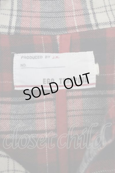 画像4: EGO TRIPPING シャツ.チェックショップコート /レッド/M T-22-01-27-005-EG-sh-NA-ZT269 (4)