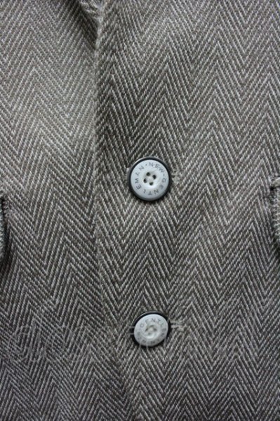 画像3: BUFFALO BOBS ジャケット.COZZA-CHEVRON(コッザシェブロン)ツイードイタリアンカラー /ベージュ/1 O-22-01-27-034-BU-pa-YM-ZT258 (3)