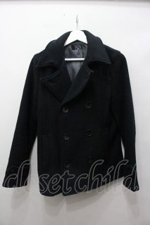 AIVER / W70ラムタッチウールショートバルマカーンコート L ブルー O