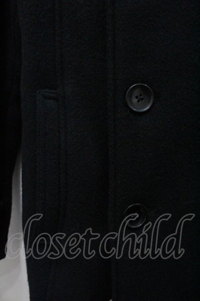 画像2: HARE コート.ウールP /ブラック/M O-22-01-27-109-HA-ou-YM-ZT-M100 (2)