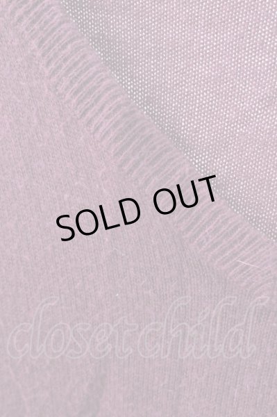 画像4: wjk ニット.Uネック /ワイン/M T-22-01-28-005-wj-to-KN-ZT264 (4)