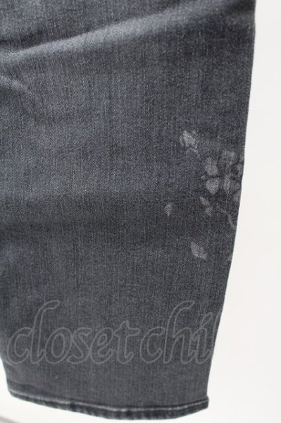 画像3: VANQUISH パンツ.Sakura print Stretch Tapered Denim /ブラック/30 T-22-01-28-011-VA-pa-KN-ZT264 (3)