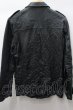 画像5: attack the mind 7 ジャケット.WASH oxhide f-army レザー /ブラック/3 O-22-01-31-026-at-ja-YM-ZT-ML001 (5)