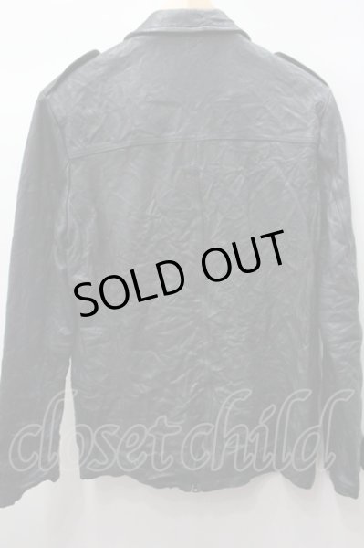 画像5: attack the mind 7 ジャケット.WASH oxhide f-army レザー /ブラック/3 O-22-01-31-026-at-ja-YM-ZT-ML001 (5)