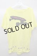 【セール】HARE Tシャツ.SCREAMING AT THE WALL! /イエロー/M O-22-01-31-107-HA-ts-YM-ZT042