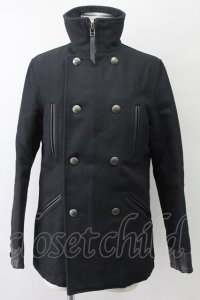 【WINTERセール】PROPA9ANDA ジャケット.レザー切替P /ブラック/M T-22-02-03-005-pr-ja-KN-ZT-ML011