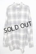 【SALE】JACKROSE シャツ.チェックシャツ /グレー/3 T-22-02-08-009-JA-sh-ET-ZT277