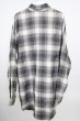 画像2: JACKROSE シャツ.チェックシャツ /グレー/3 T-22-02-08-009-JA-sh-ET-ZT277 (2)