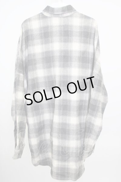 画像2: JACKROSE シャツ.チェックシャツ /グレー/3 T-22-02-08-009-JA-sh-ET-ZT277 (2)