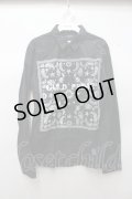 【SALE】GUILD PRIME シャツ.バンダナデザイン /ブラック/2 O-22-02-08-010-GU-sh-YM-ZT253