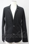 【新品商品】韓国ブランド SHERLOCK  Rug.ノッチパイピングニットテーラード /ブラック/F 22-02-24-004l-1-ja-SH-m-NA-ZT-M095