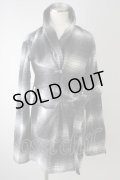 【セール】million dollar orchestra コート.PLAID GOWN /ブラック/2 T-22-02-25-008-MI-ja-KN-ZT-M102