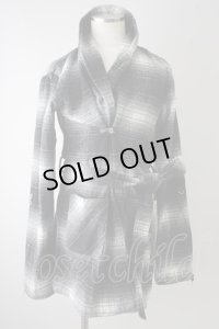 million dollar orchestra コート.PLAID GOWN /ブラック/2 T-22-02-25-008-MI-ja-KN-ZT-M102