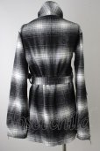 画像2: 【SALE】million dollar orchestra コート.PLAID GOWN /ブラック/2 T-22-02-25-008-MI-ja-KN-ZT-M102 (2)