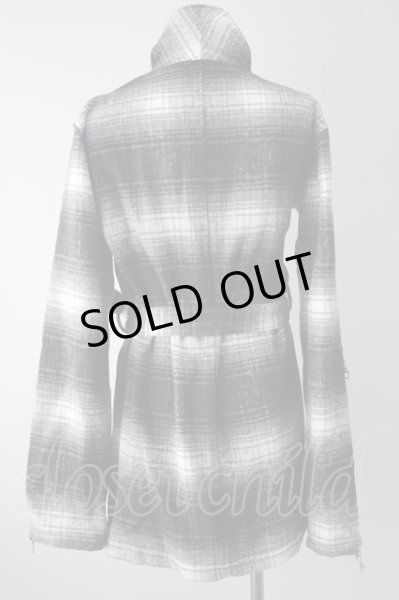 画像2: million dollar orchestra コート.PLAID GOWN /ブラック/2 T-22-02-25-008-MI-ja-KN-ZT-M102 (2)